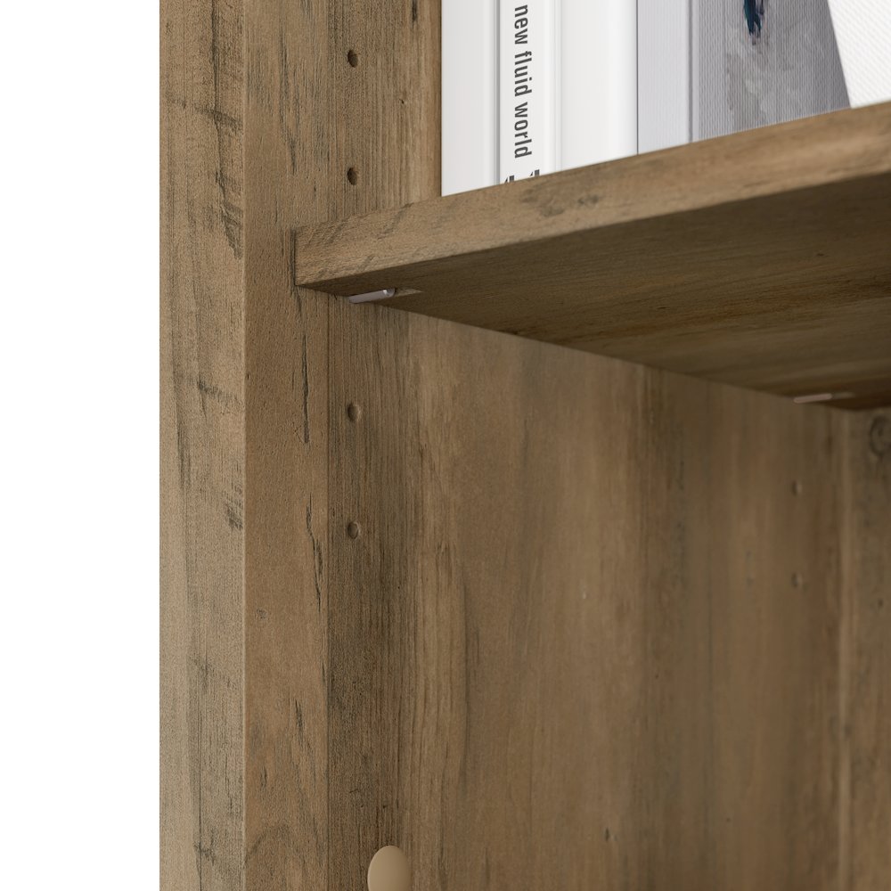 Salinas Tall 5 Shelf Bookcase - Set of 2. Picture 5