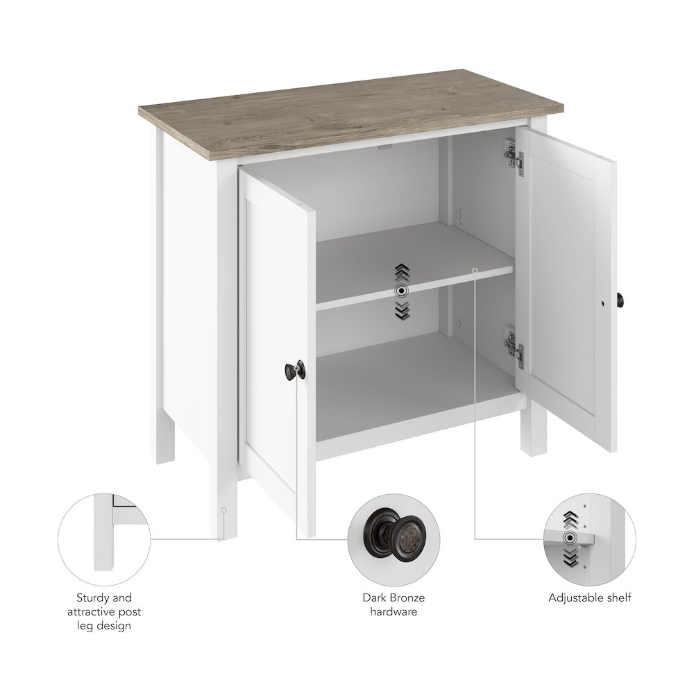 Mayfield Accent Storage Cabinet with Doors. Picture 8