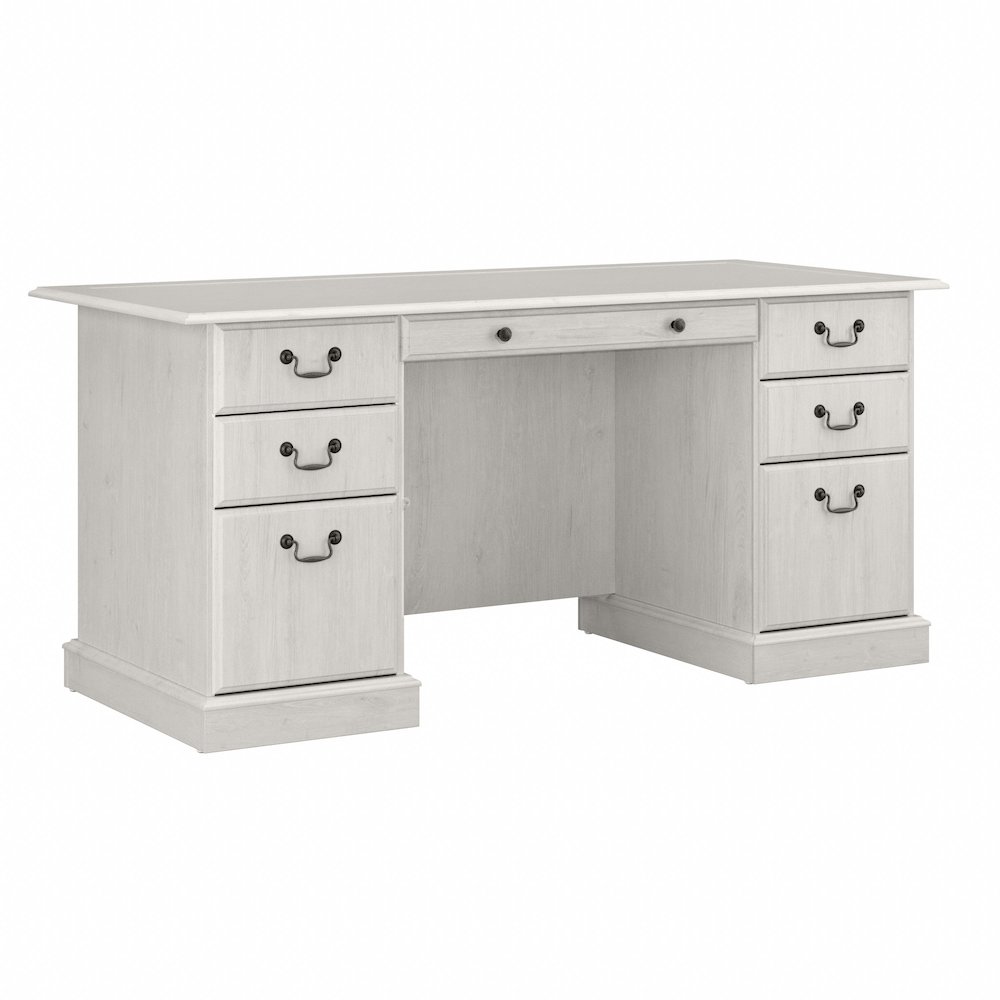 Saratoga Executive Desk with Drawers. Picture 1