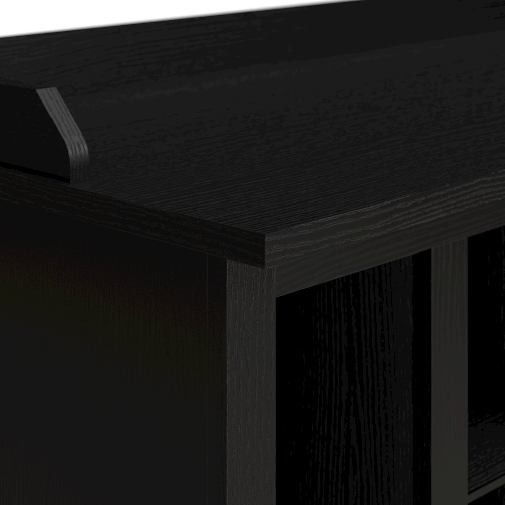 Woodland 40W Shoe Storage Bench with Shelves and Wall Mounted Coat Rack. Picture 7
