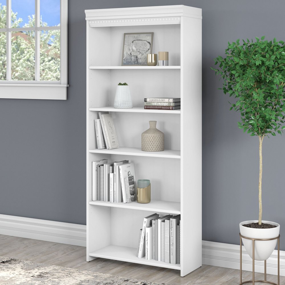 Fairview Tall 5 Shelf Bookcase. Picture 2