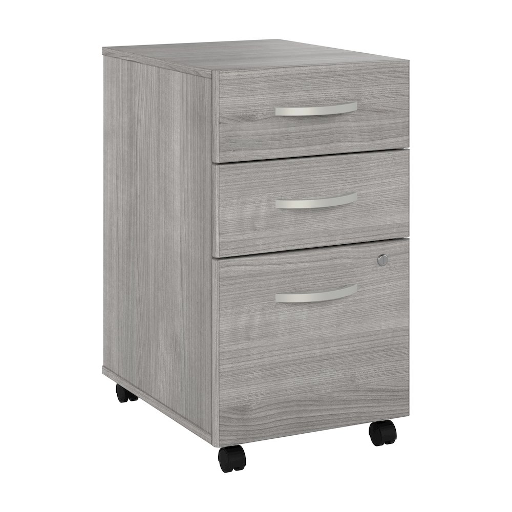 Hybrid 3 Drawer Mobile File Cabinet - Assembled. Picture 1