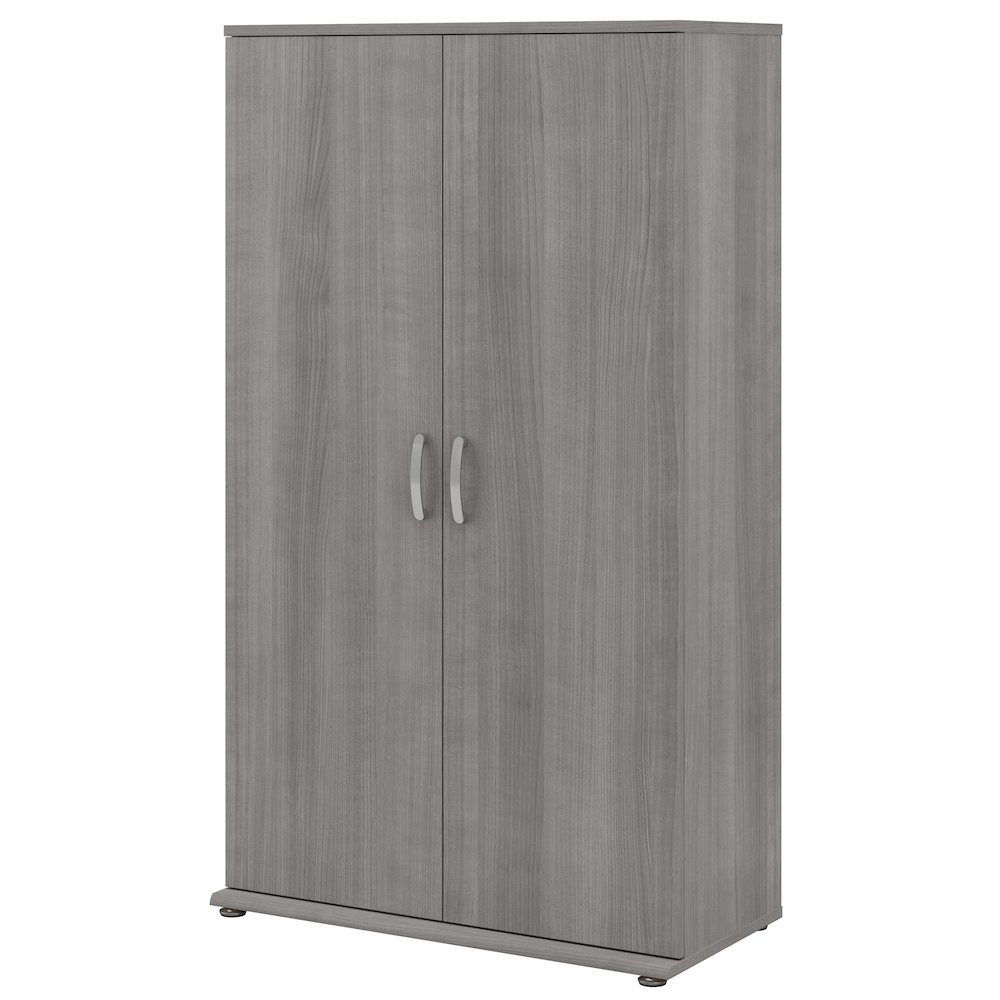 Universal Tall Storage Cabinet with Doors and Shelves. Picture 1