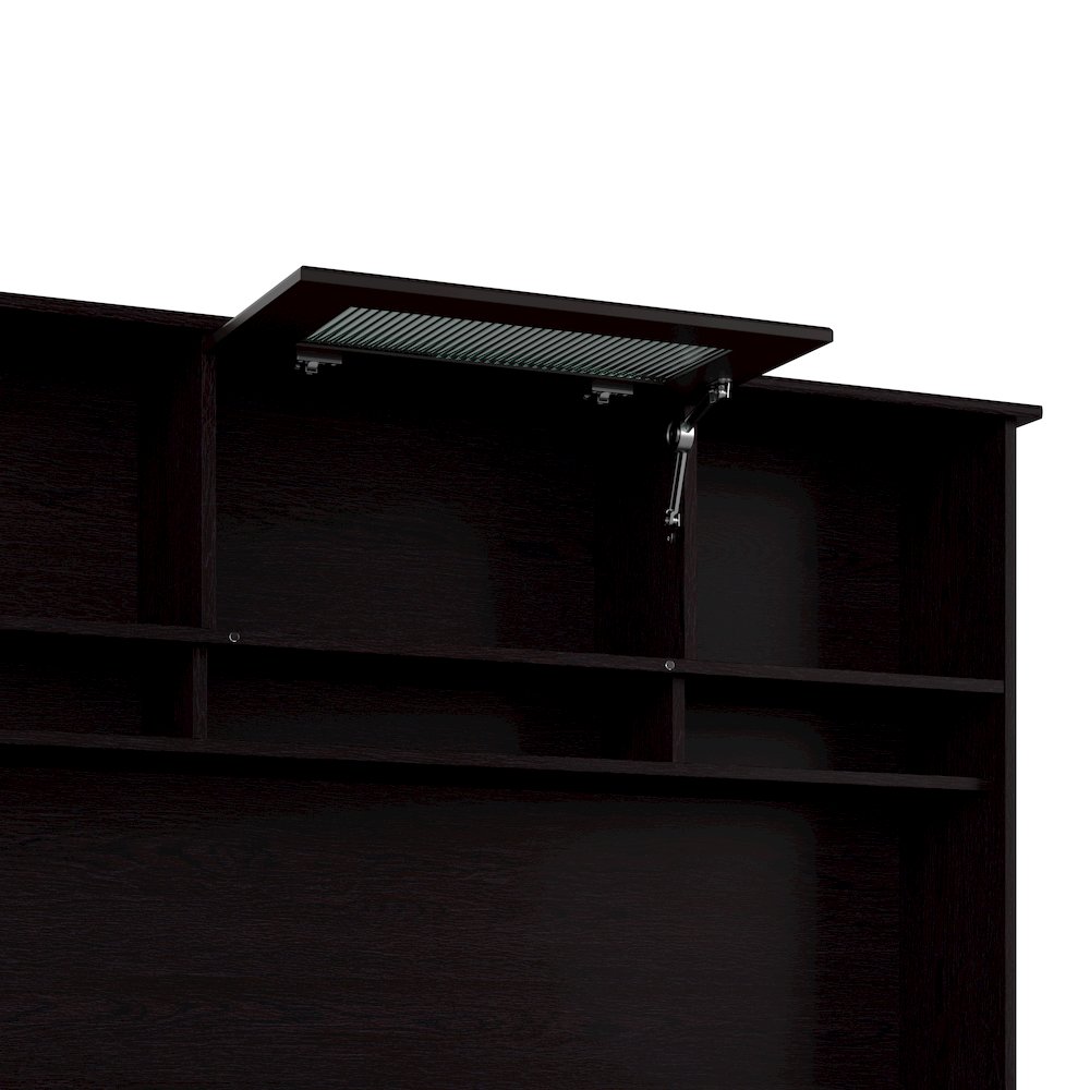 Cabot 60W Computer Desk with Hutch. Picture 3