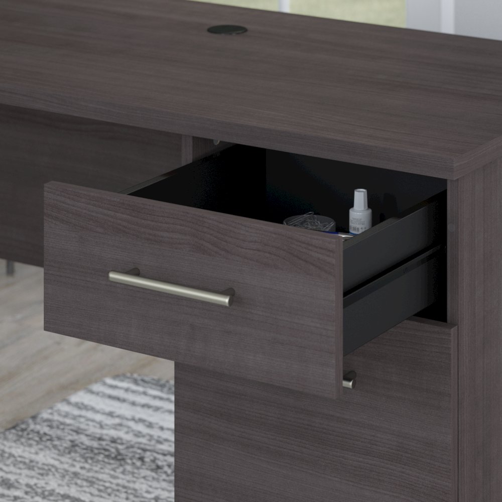 Somerset 72W 3 Position Sit to Stand L Shaped Desk. Picture 4