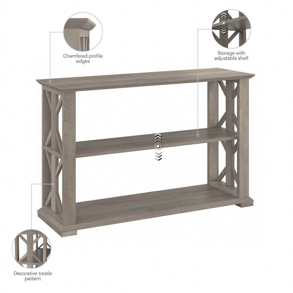 Homestead Console Table with Shelves. Picture 7