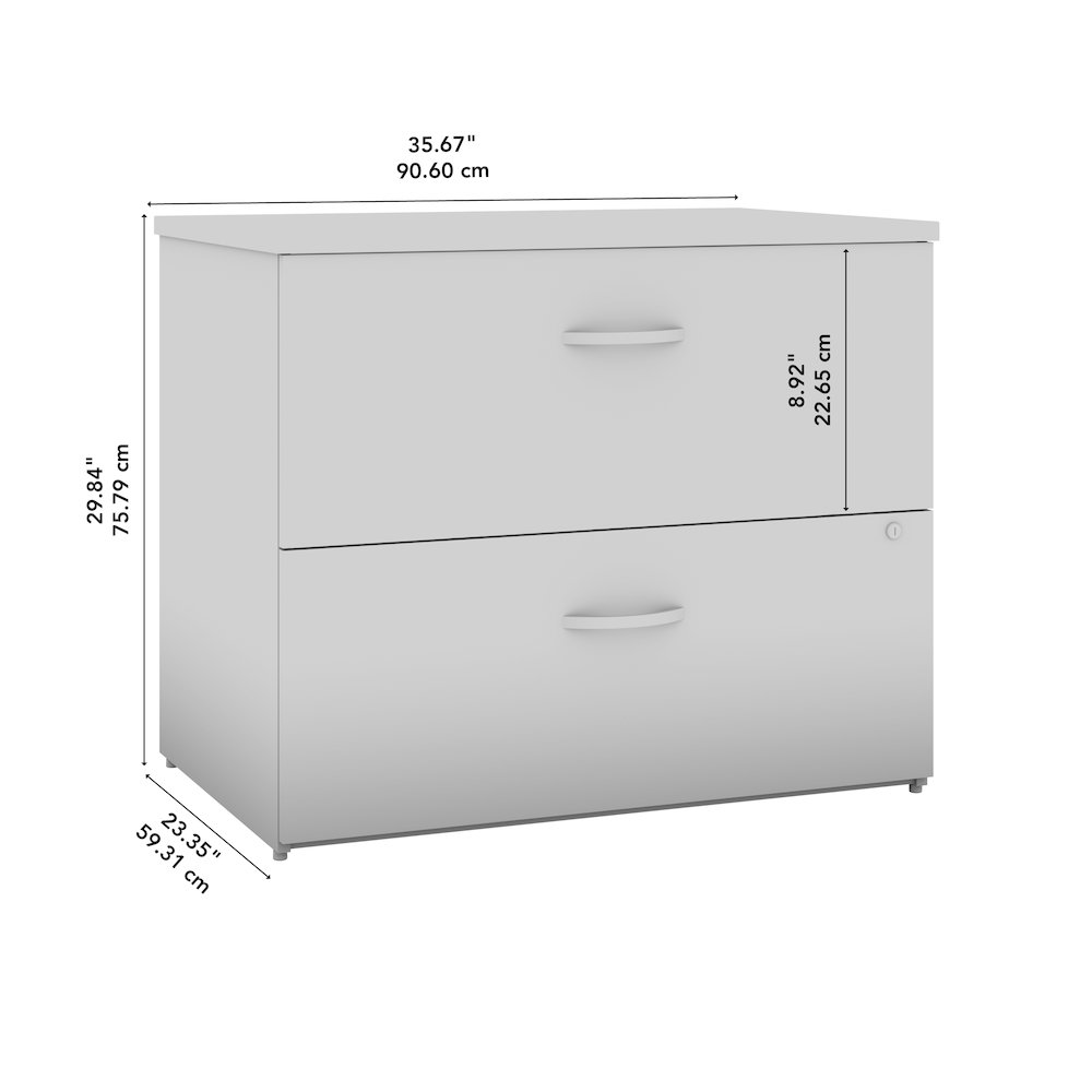 Office in an Hour 2 Drawer Lateral File Cabinet. Picture 8