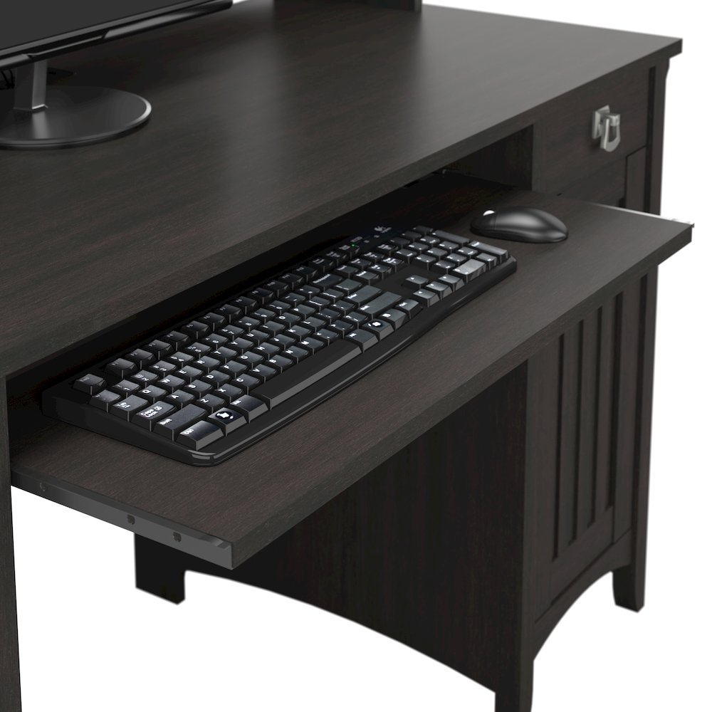 Salinas Small Computer Desk with Hutch. Picture 3