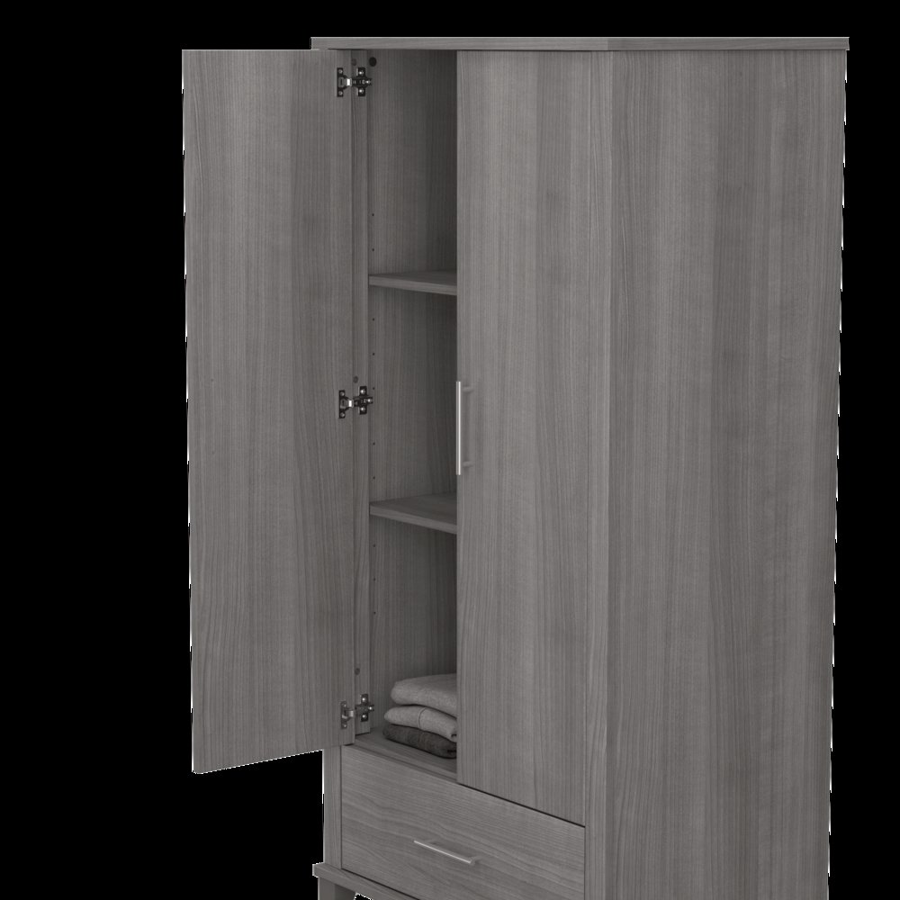Somerset Tall Kitchen Pantry Cabinet with Doors and Drawer. Picture 4