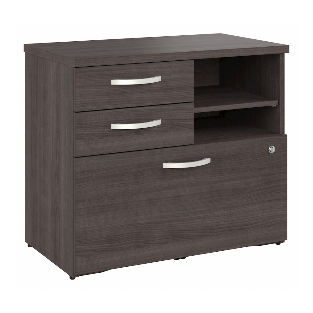 Studio A Office Storage Cabinet with Drawers and Shelves. Picture 1