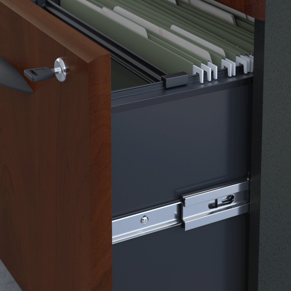Series A 84W x 84D Corner Desk with Mobile File Cabinet. Picture 3