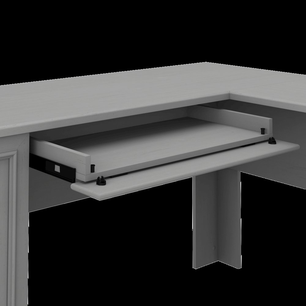 Fairview 60W L Shaped Desk with Drawers and Storage Cabinet. Picture 4