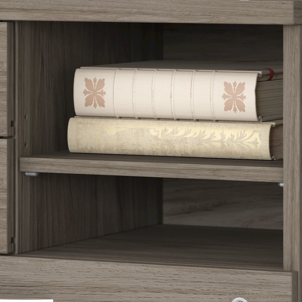 Hybrid Office Storage Cabinet with Drawers and Shelves. Picture 4