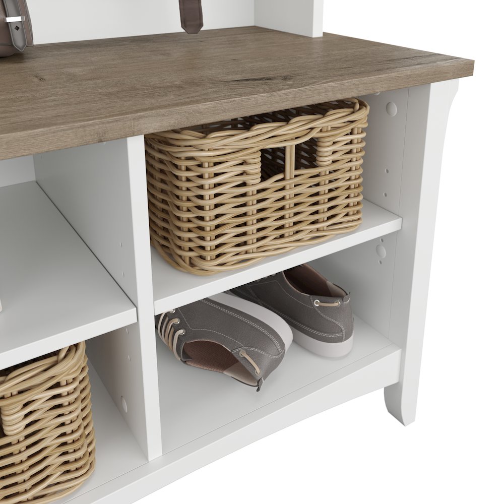 Salinas Hall Tree with Shoe Storage Bench. Picture 3