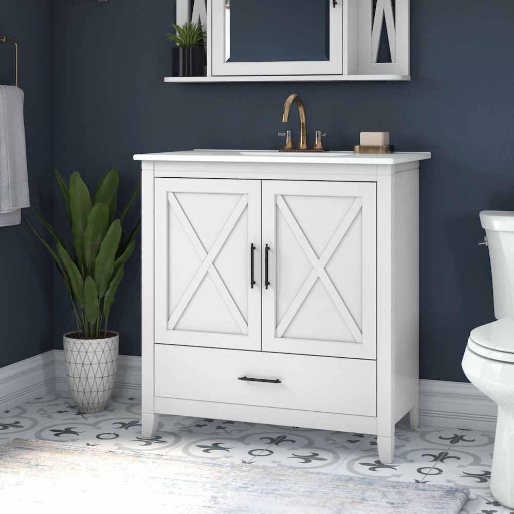 Key West 32W Bathroom Vanity with Sink. Picture 2