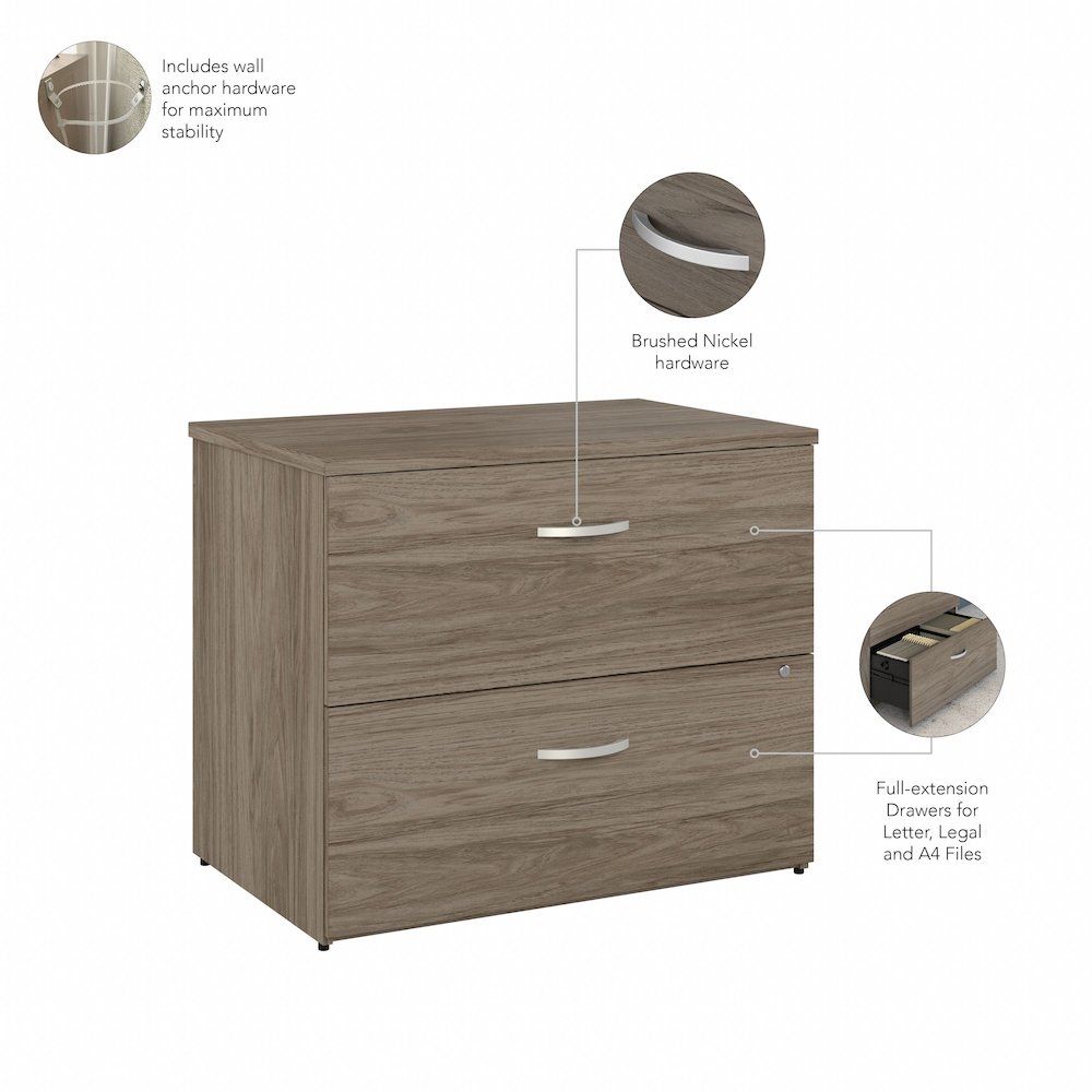Studio C 2 Drawer Lateral File Cabinet. Picture 6