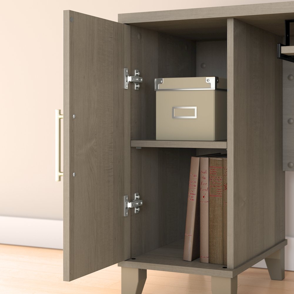 Somerset 72W L Shaped Desk with Storage. Picture 6
