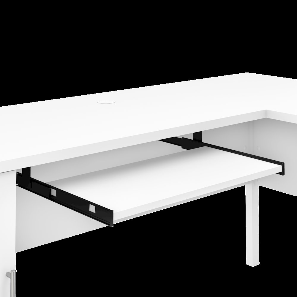 Somerset 60W L Shaped Desk with Hutch. Picture 3