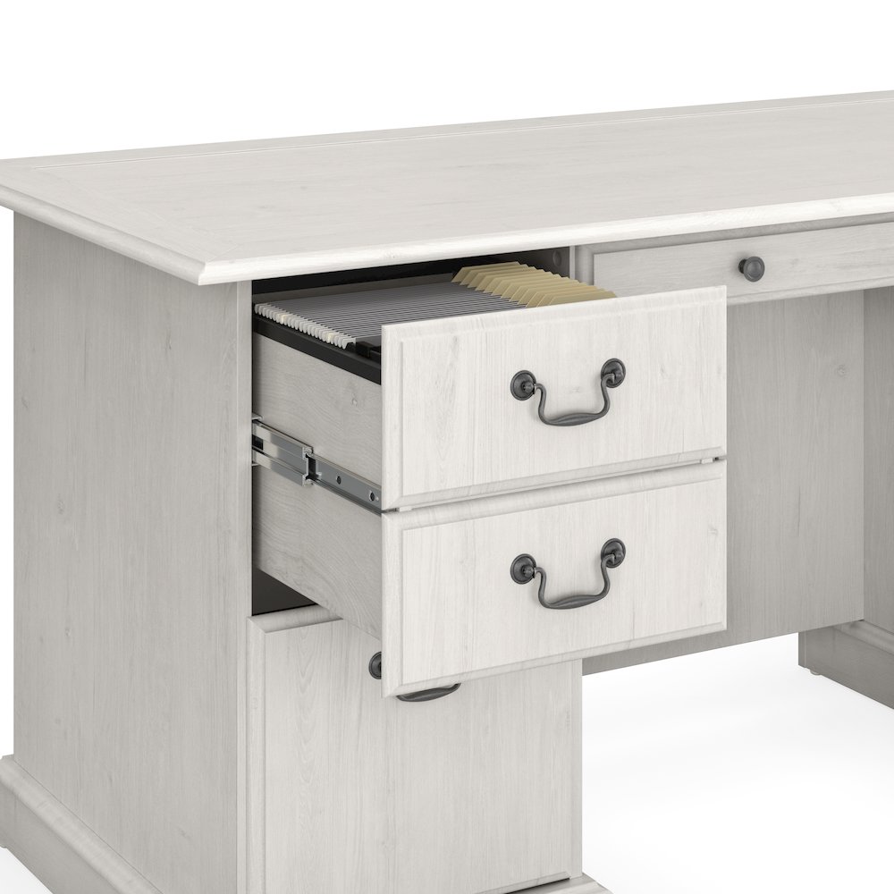 Saratoga Executive Desk with Drawers. Picture 3
