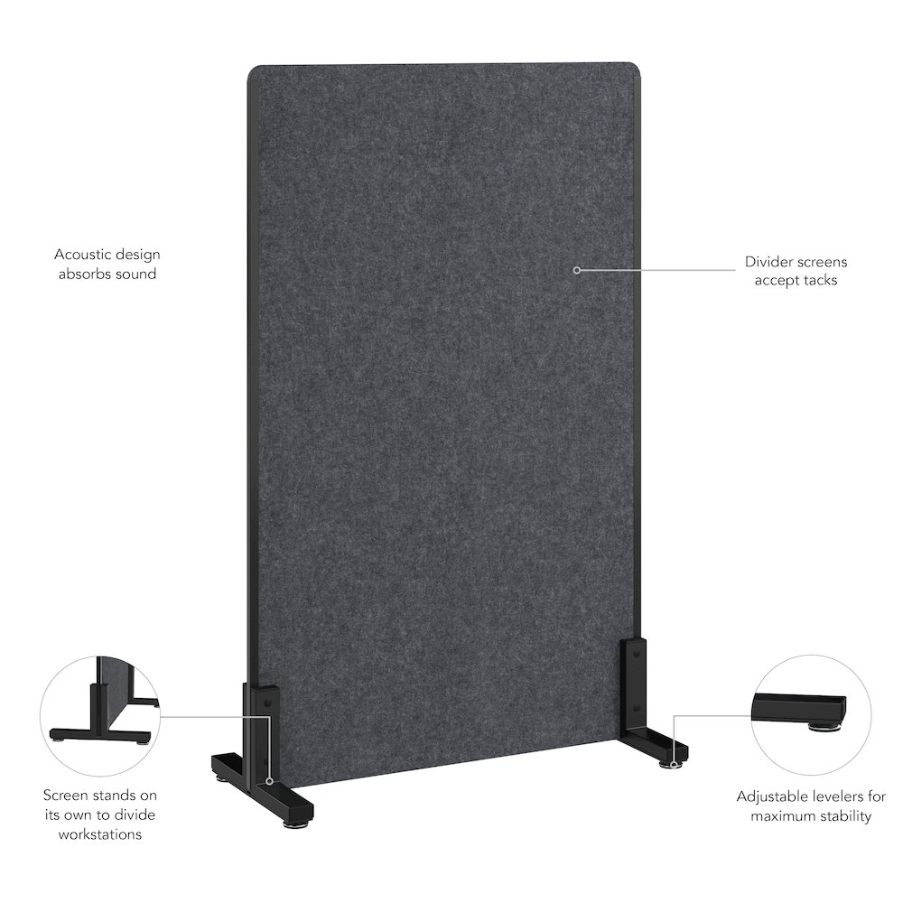 34W x 55H Freestanding Privacy Screen. Picture 5