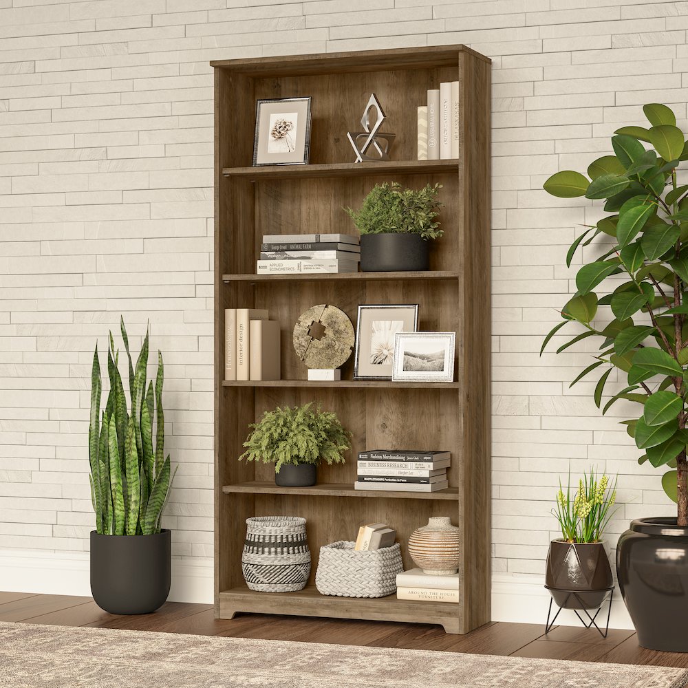 Cabot Tall 5 Shelf Bookcase. Picture 2