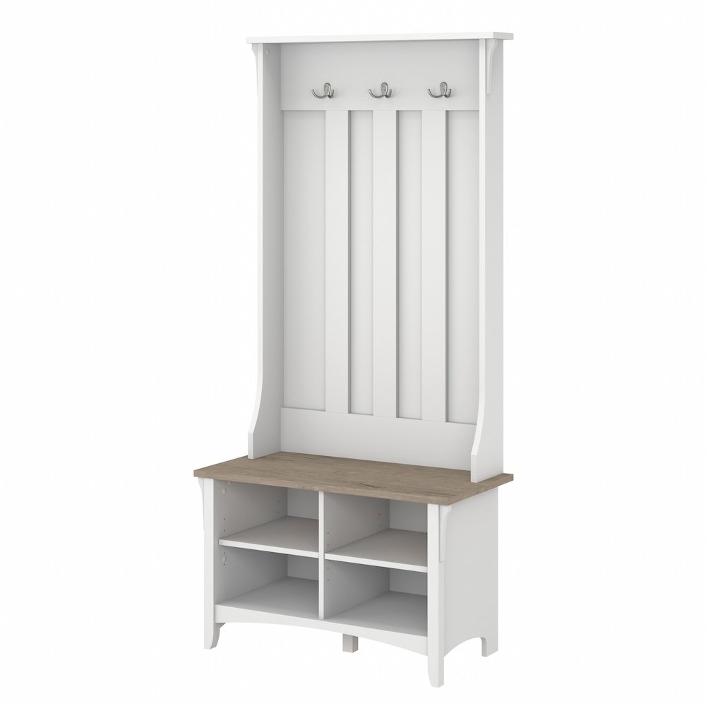 Salinas Hall Tree with Shoe Storage Bench. Picture 1