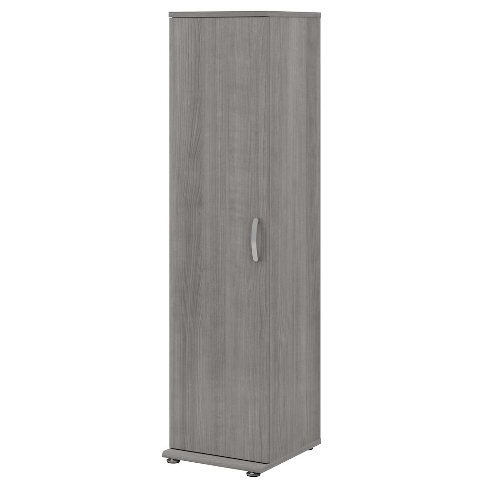Universal Tall Narrow Storage Cabinet with Door and Shelves. Picture 1