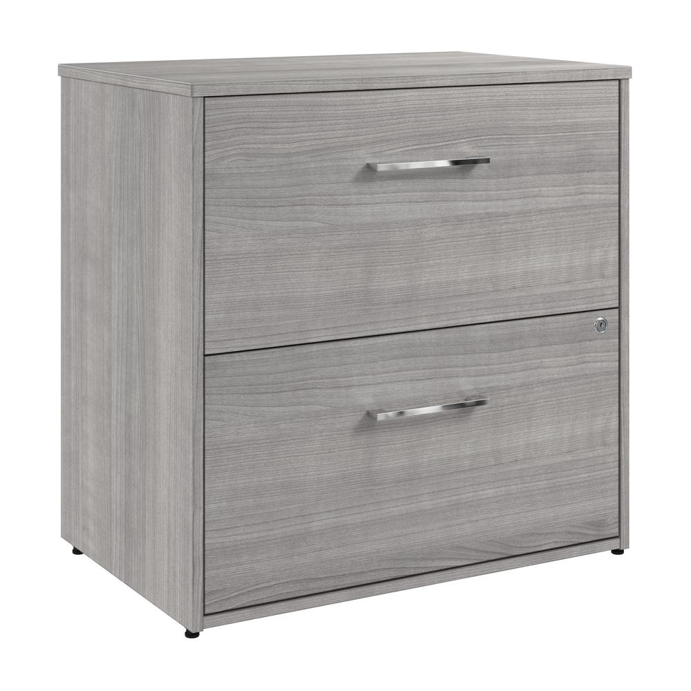 Hustle 2 Drawer Lateral File Cabinet in Platinum Gray. Picture 1