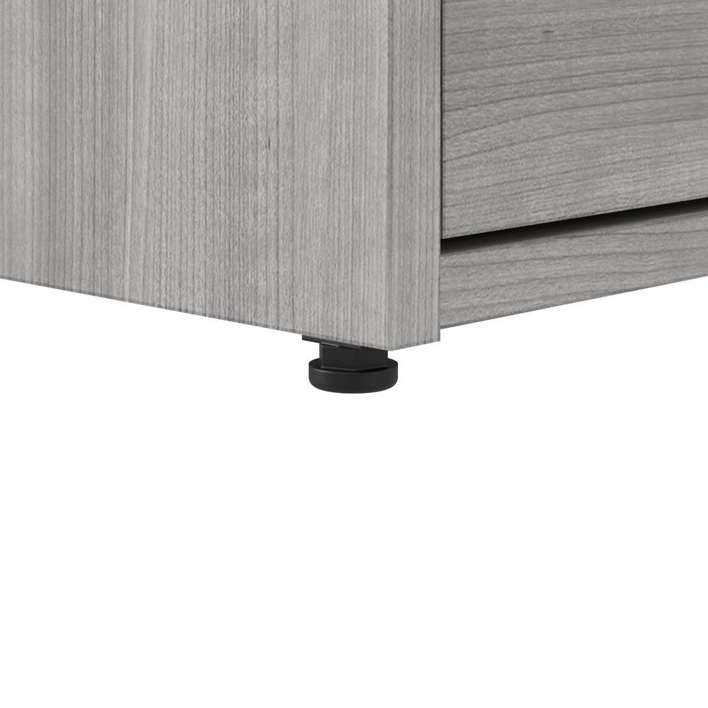 Hustle 2 Drawer Lateral File Cabinet in Platinum Gray. Picture 10
