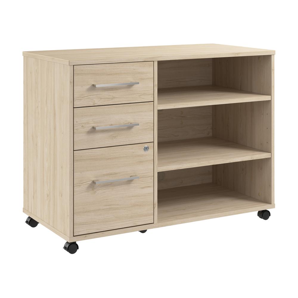 Hustle Office Storage Cabinet in Natural Elm. Picture 1