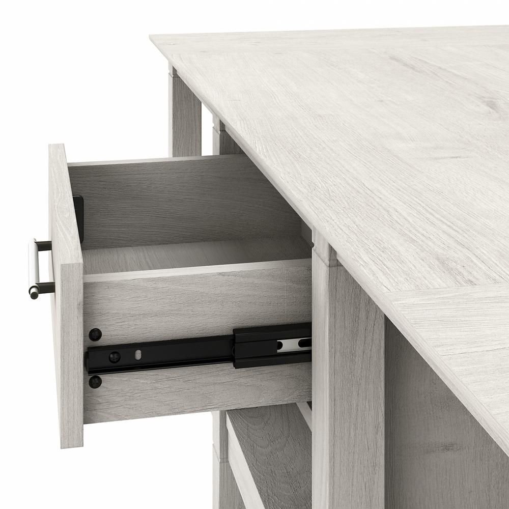 Bush Furniture Key West Coffee Table with Set of 2 End Tables, Linen White Oak. Picture 6