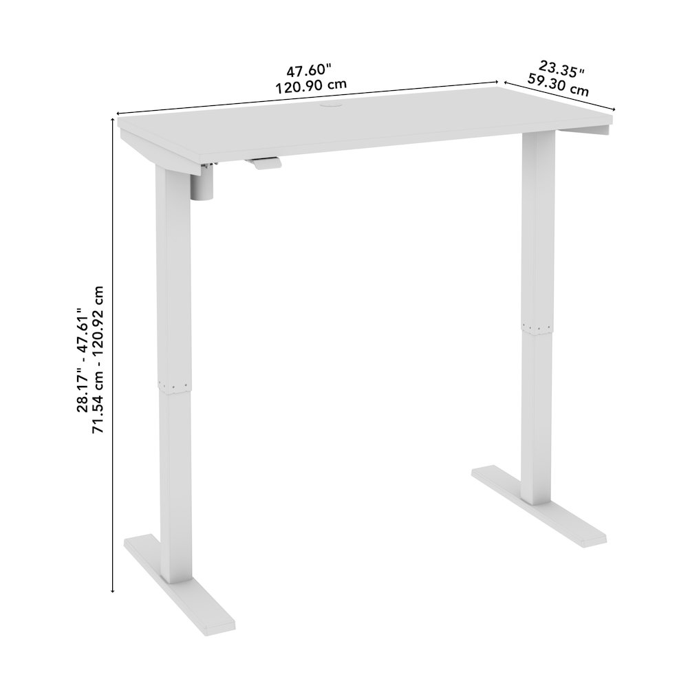 Move 40 Series 48W x 24D Electric Height Adjustable Standing Desk. Picture 7