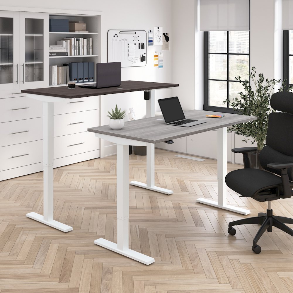Move 40 Series 72W x 30D Electric Height Adjustable Standing Desk. Picture 3
