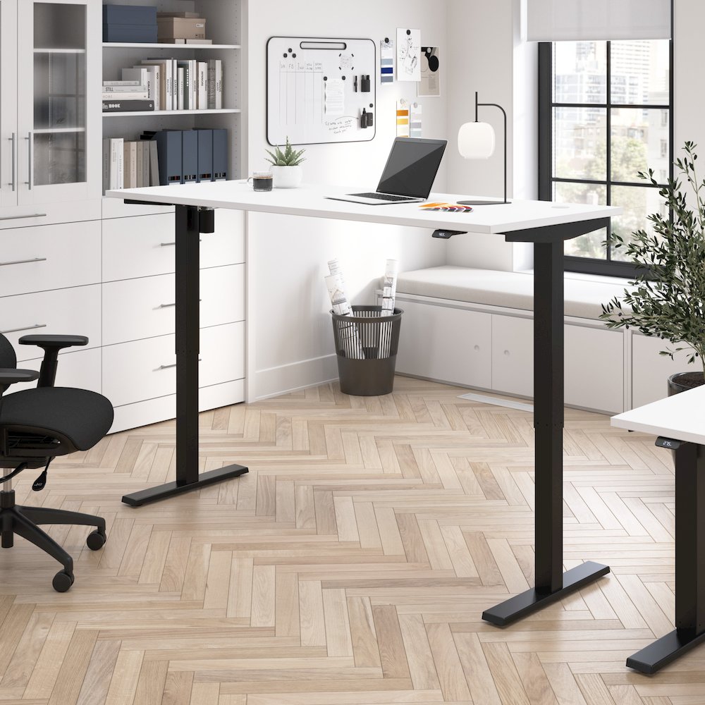 Move 40 Series 72W x 30D Electric Height Adjustable Standing Desk. Picture 2