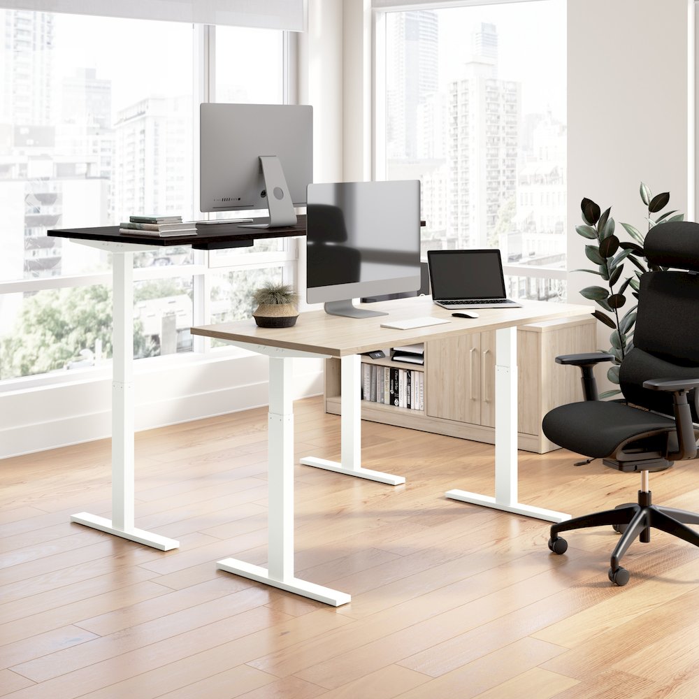 Move 60 Series 48W x 24D Electric Height Adjustable Standing Desk. Picture 1