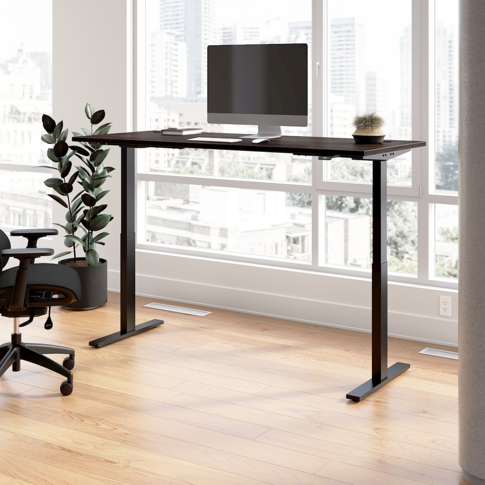 Move 60 Series 72W x 30D Electric Height Adjustable Standing Desk. Picture 2
