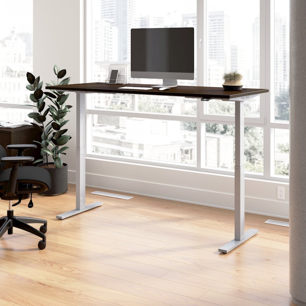 Move 60 Series 72W x 30D Electric Height Adjustable Standing Desk. Picture 2