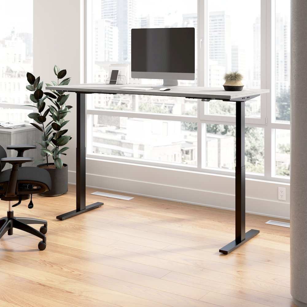 Move 60 Series 72W x 30D Electric Height Adjustable Standing Desk. Picture 2
