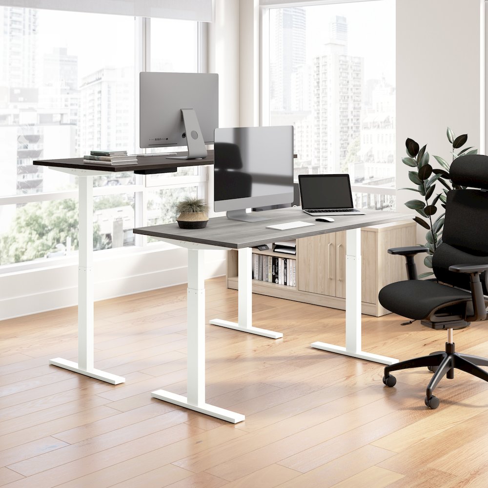 Move 60 Series 72W x 30D Electric Height Adjustable Standing Desk. Picture 3