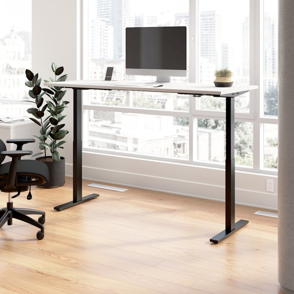 Move 60 Series 72W x 30D Electric Height Adjustable Standing Desk. Picture 3