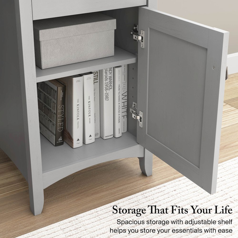 Salinas 60W L Shaped Desk with Storage. Picture 5