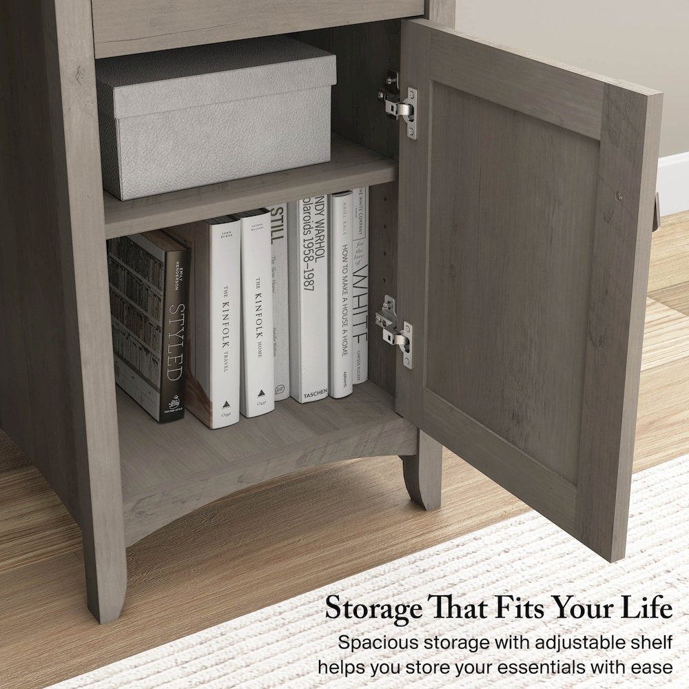 Salinas 60W L Shaped Desk with Storage. Picture 5