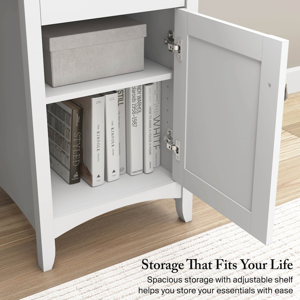 Salinas 60W L Shaped Desk with Storage. Picture 5