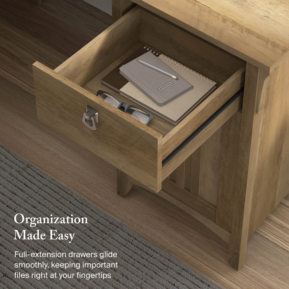 Salinas 60W L Shaped Desk with Storage. Picture 4