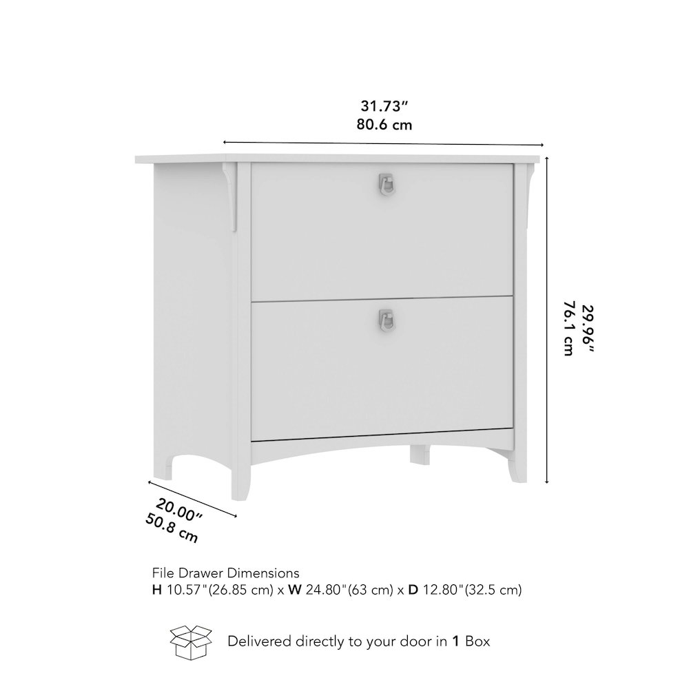 Salinas 2 Drawer Lateral File Cabinet. Picture 7