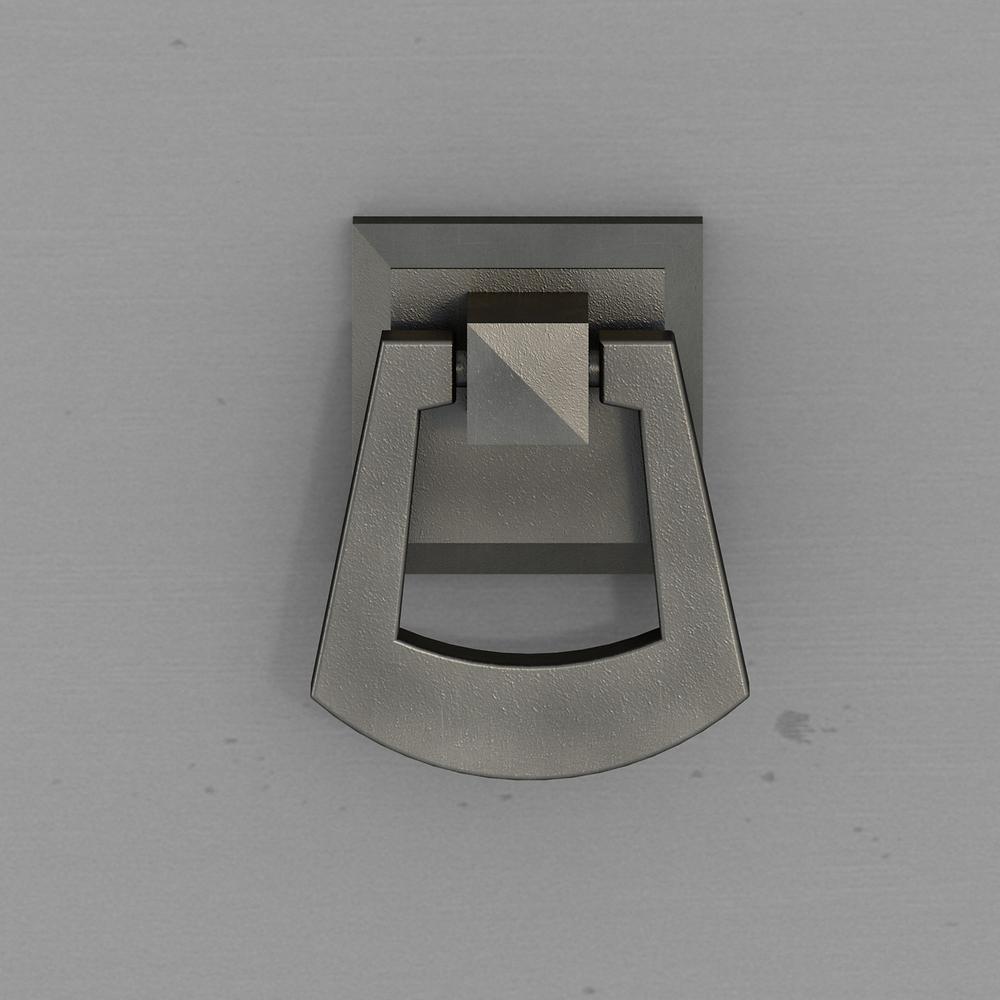 60W L Shaped Desk with Mid Back Tufted Office Chair, Cape Cod Gray. Picture 4