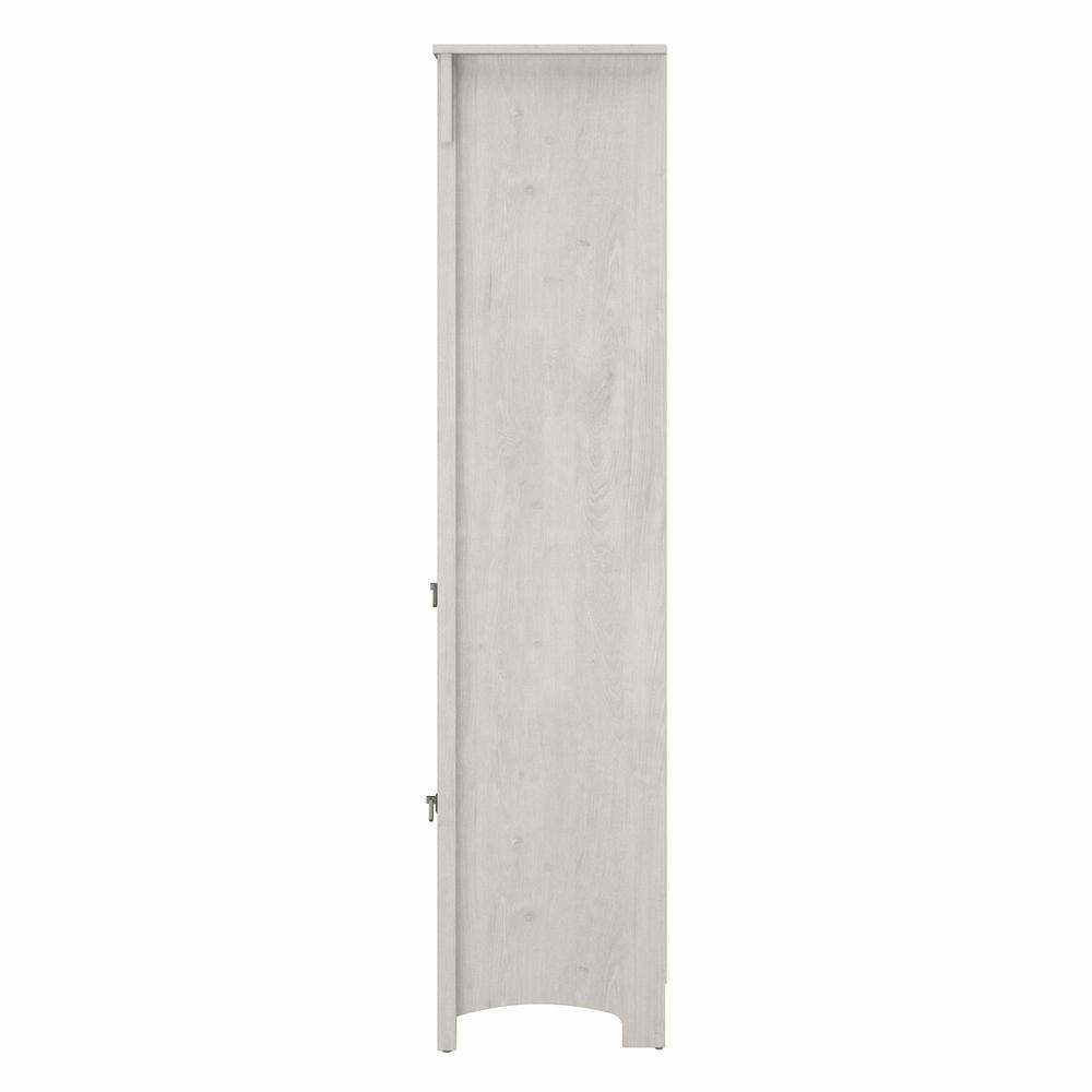 Salinas Tall Bathroom Storage Cabinet in Linen White Oak. Picture 3