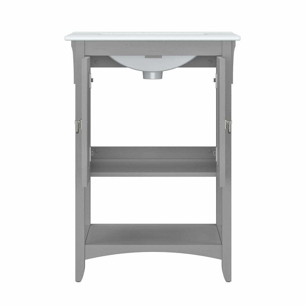 Bush Furniture Salinas 24W Bathroom Vanity with Sink Cape Cod Gray. Picture 5