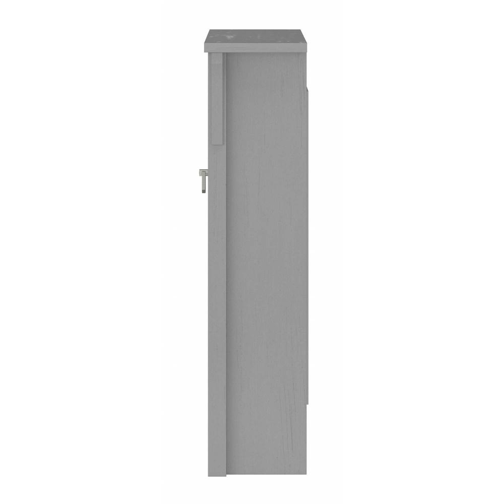 Salinas Bathroom Medicine Cabinet with Mirror in Cape Cod Gray. Picture 3