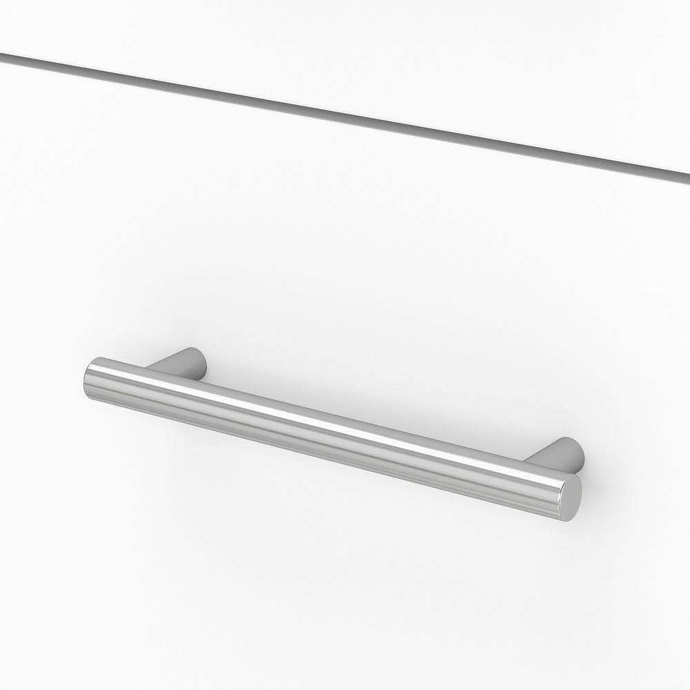 Bush Furniture Somerset 72W L Shaped Desk with Hutch and 5 Shelf Bookcase, White. Picture 4